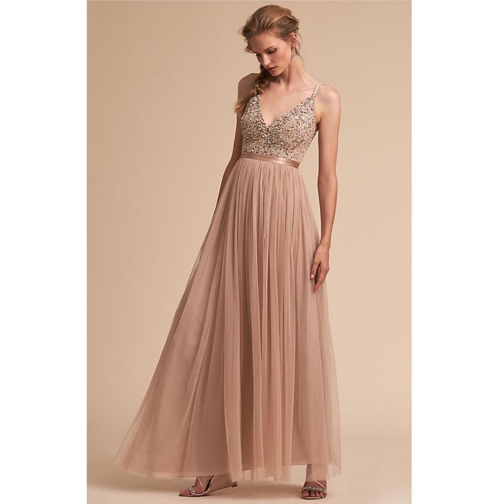 Anthropologie x BHLDN Avery Embellished Dress